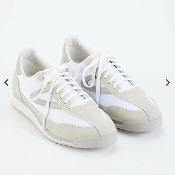 Tretorn Rawlins 2.0 White and Gray Sneakers Vintage Inspired Shoes Size 9.5 NEW - Picture 2 of 7